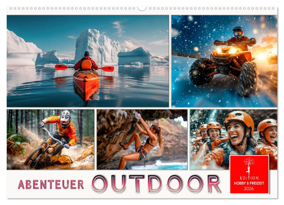 Abenteuer Outdoor (CALVENDO Wandkalender 2026)