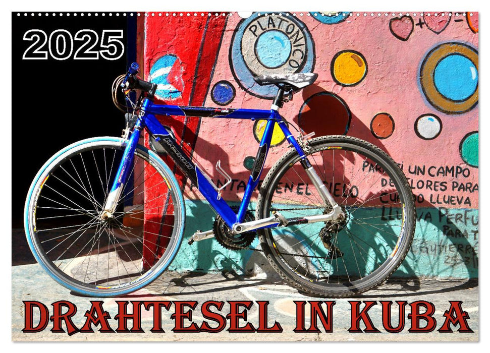 Drahtesel in Kuba (CALVENDO Wandkalender 2026)