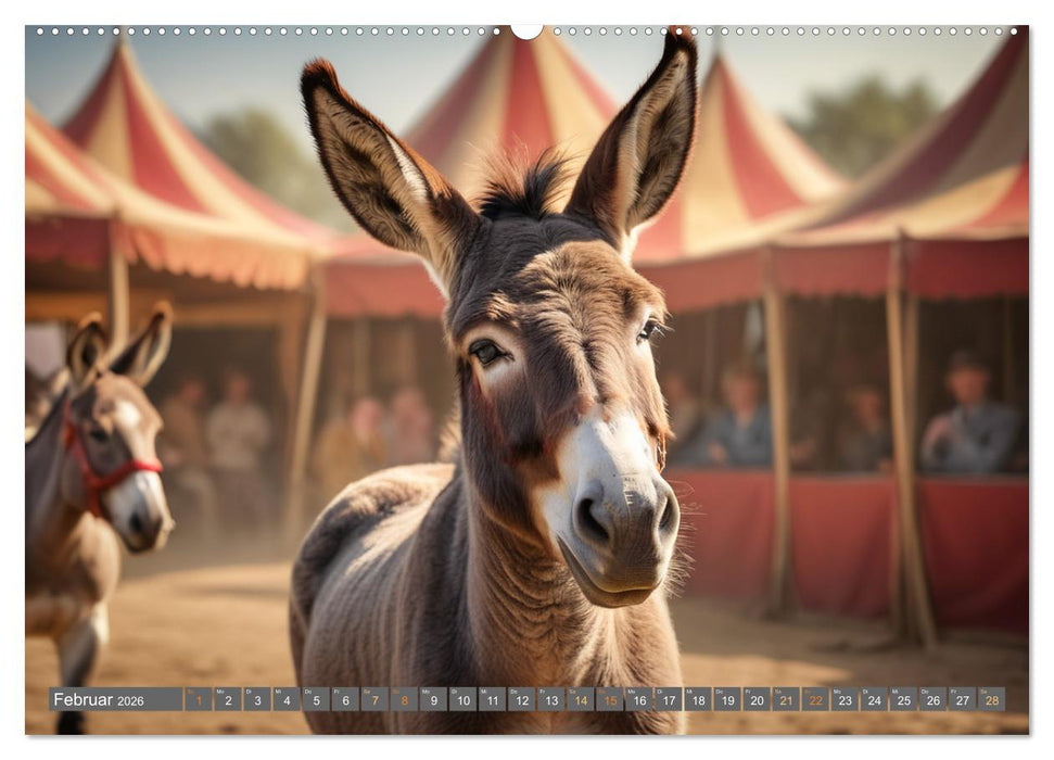 Eselträume (CALVENDO Premium Wandkalender 2026)