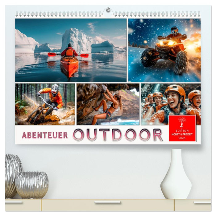 Abenteuer Outdoor (CALVENDO Premium Wandkalender 2026)