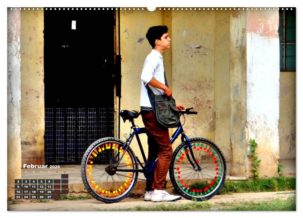 Drahtesel in Kuba (CALVENDO Premium Wandkalender 2026)
