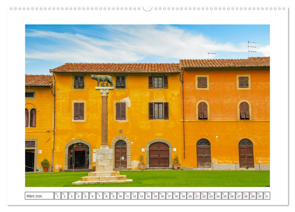 Pisa - wunderschönes Reiseziel (CALVENDO Wandkalender 2026)