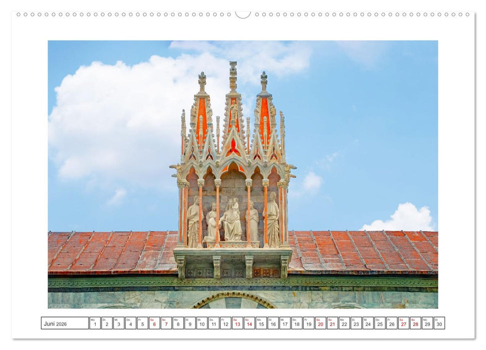 Pisa - wunderschönes Reiseziel (CALVENDO Wandkalender 2026)