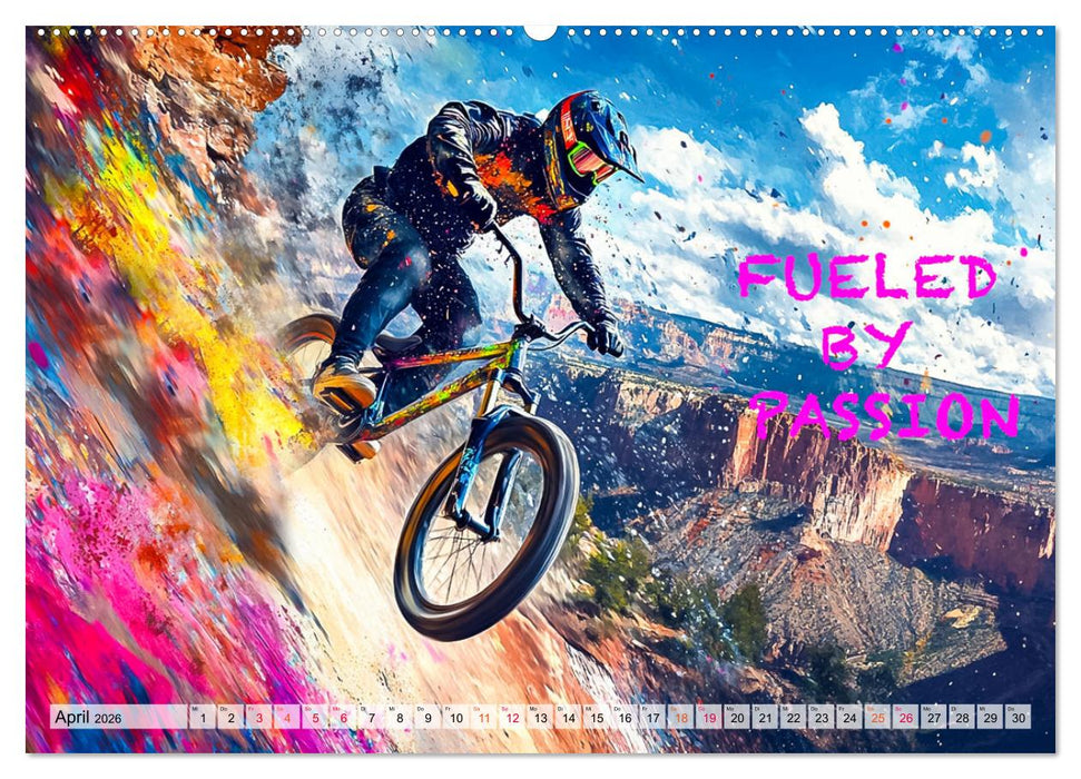 BMX - Coole Slogans (CALVENDO Wandkalender 2026)