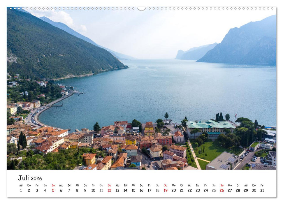 Nago-Torbole, der schöne Norden vom Gardasee (CALVENDO Premium Wandkalender 2026)