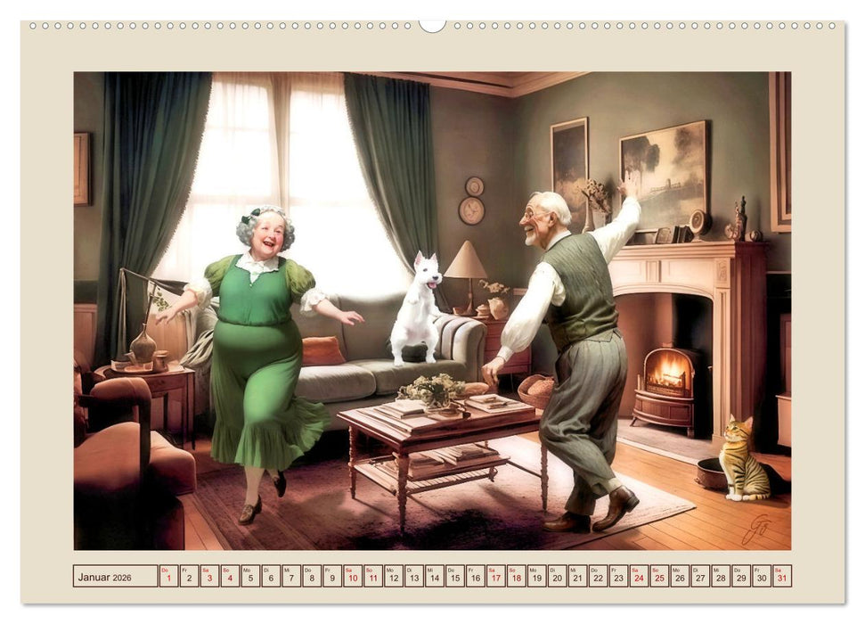 Ganz normale Leute wie du und ich (CALVENDO Premium Wandkalender 2026)