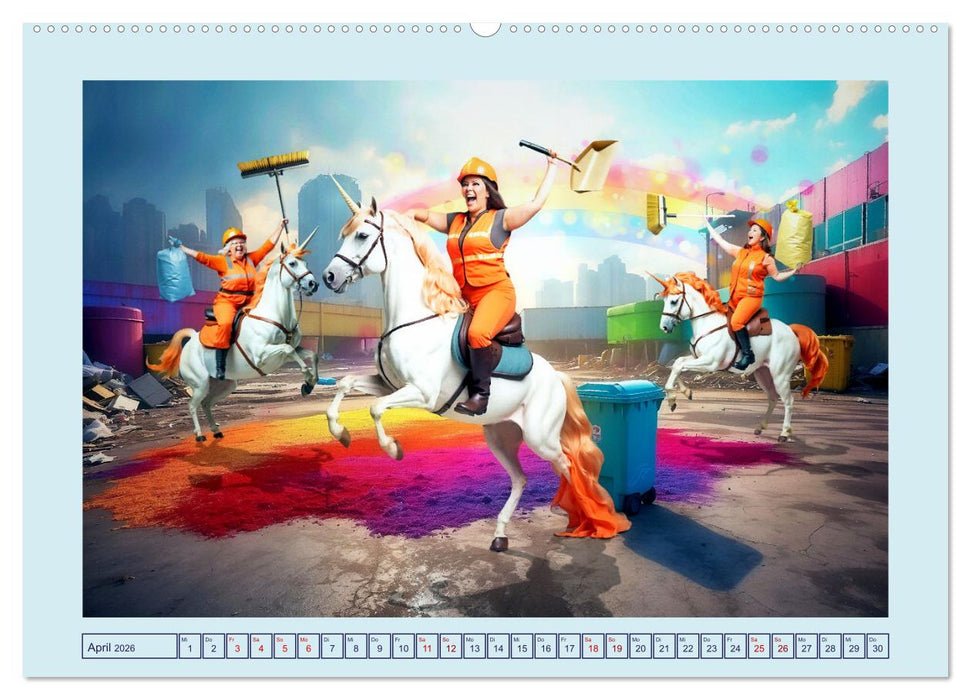 Ganz normale Leute wie du und ich (CALVENDO Premium Wandkalender 2026)