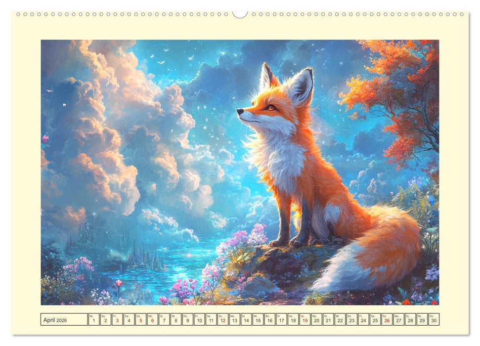 Willkommen im Wunderwald. Zauberhafte Abenteuer mit tierischen Freunden (CALVENDO Premium Wandkalender 2026)