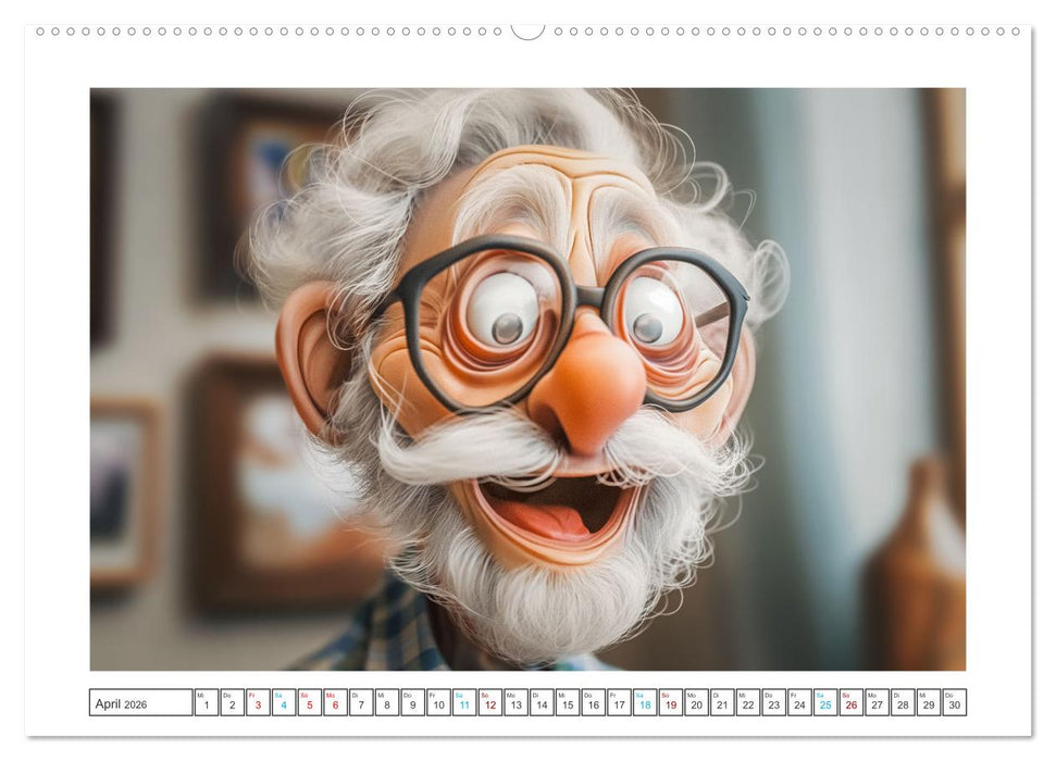 Alt, aber nicht leise (CALVENDO Premium Wandkalender 2026)