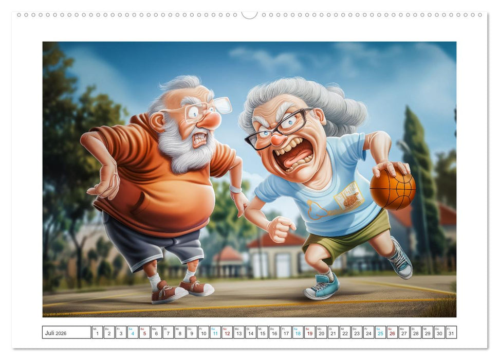 Alt, aber nicht leise (CALVENDO Premium Wandkalender 2026)