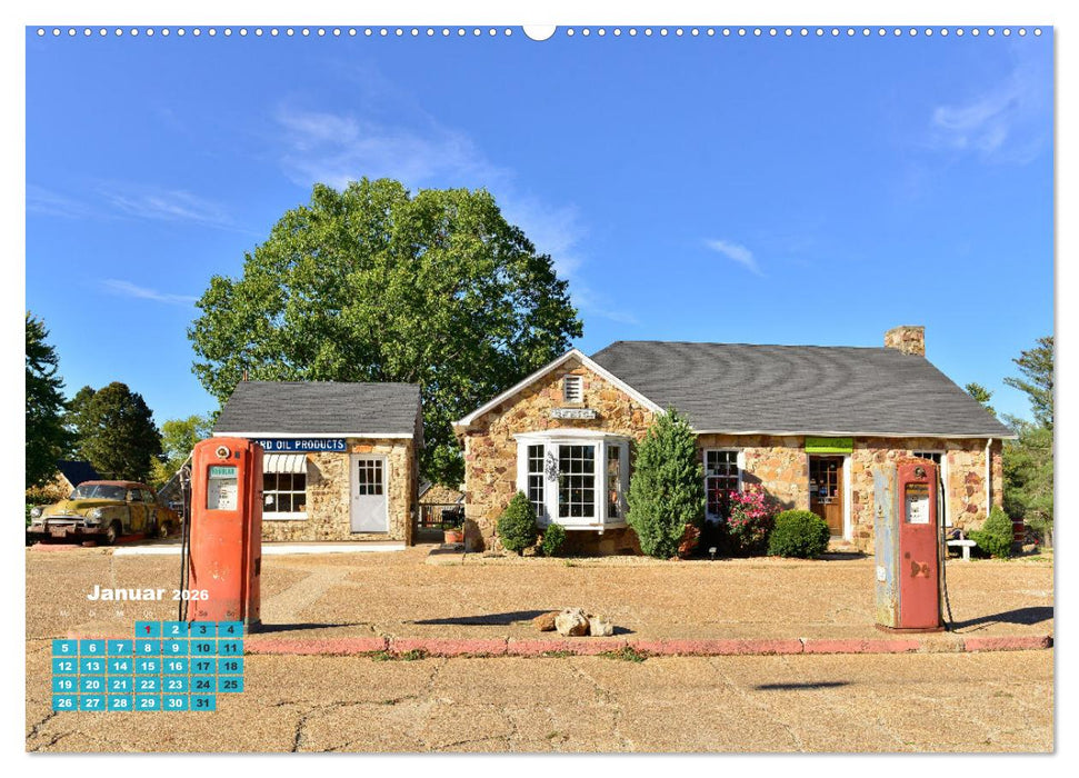 Historic Route 66 - National Scenic Byway (CALVENDO Premium Wandkalender 2026)