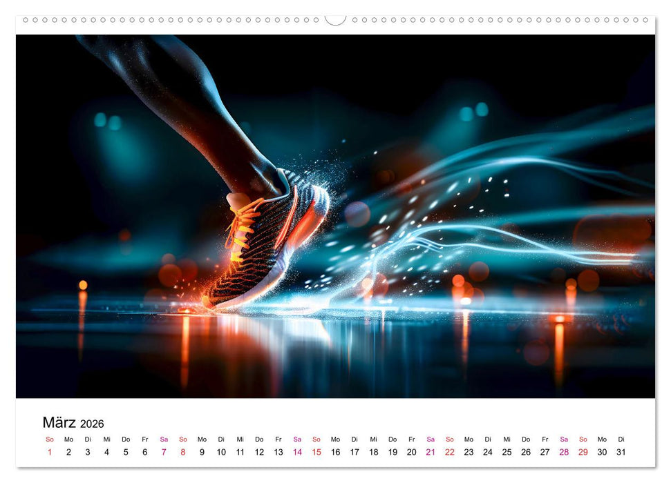 Sport Art (CALVENDO Premium Wandkalender 2026)