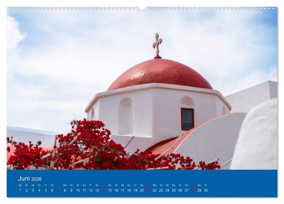 Griechenland - Mykonos Kalender (CALVENDO Wandkalender 2026)