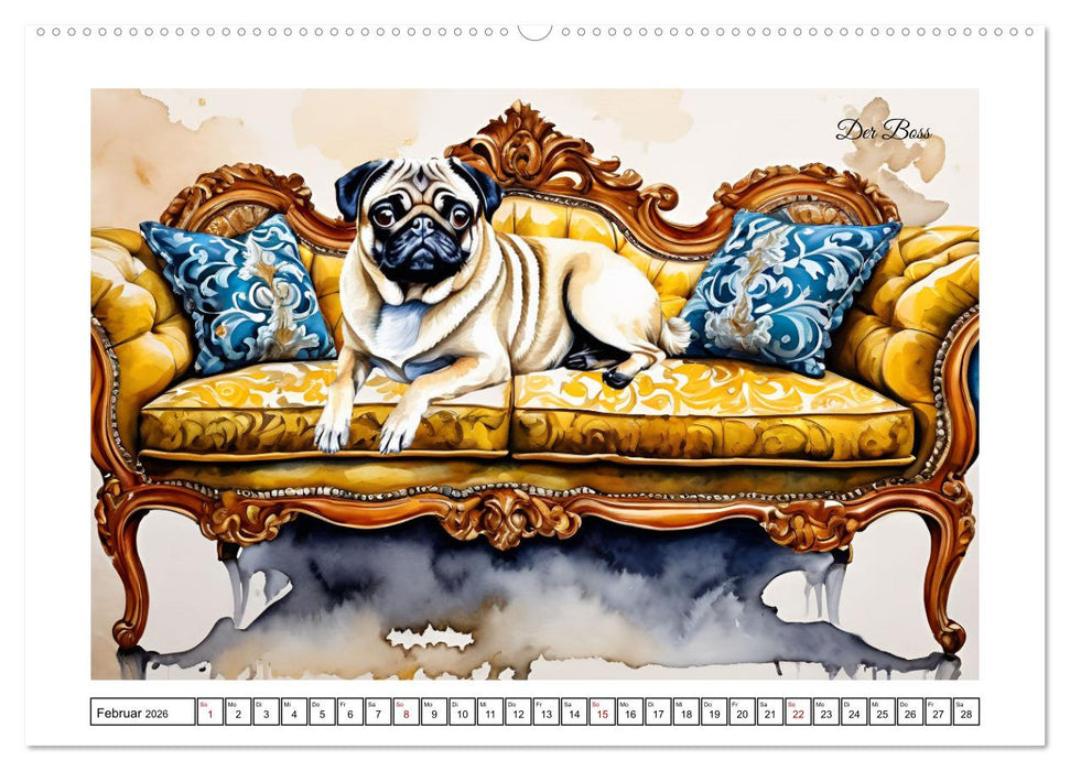 Hundeträume (CALVENDO Wandkalender 2026)