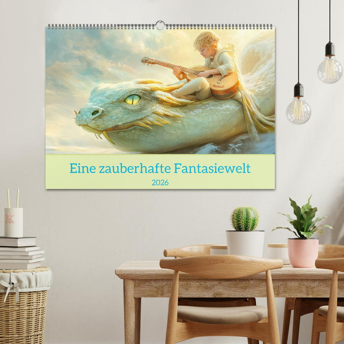 Eine zauberhafte Fantasiewelt (CALVENDO Wandkalender 2026)