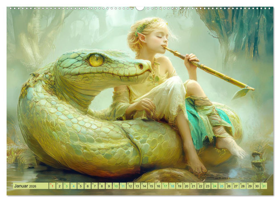 Eine zauberhafte Fantasiewelt (CALVENDO Wandkalender 2026)