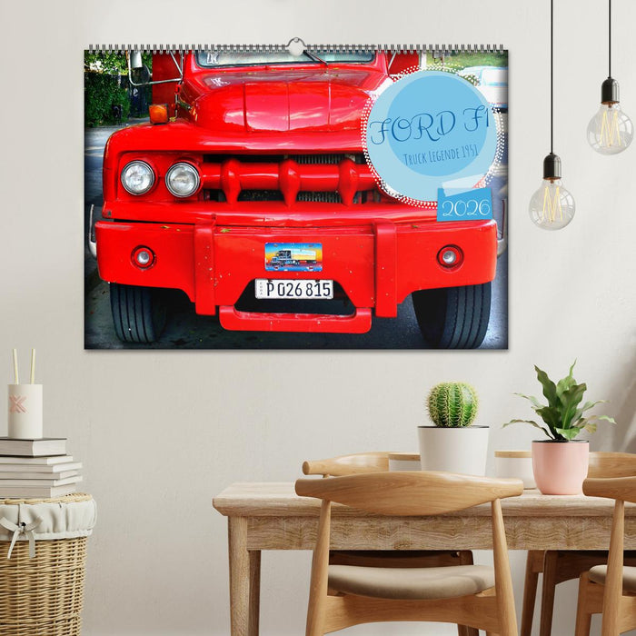 FORD F1 - Truck Legende 1951 (CALVENDO Wandkalender 2026)