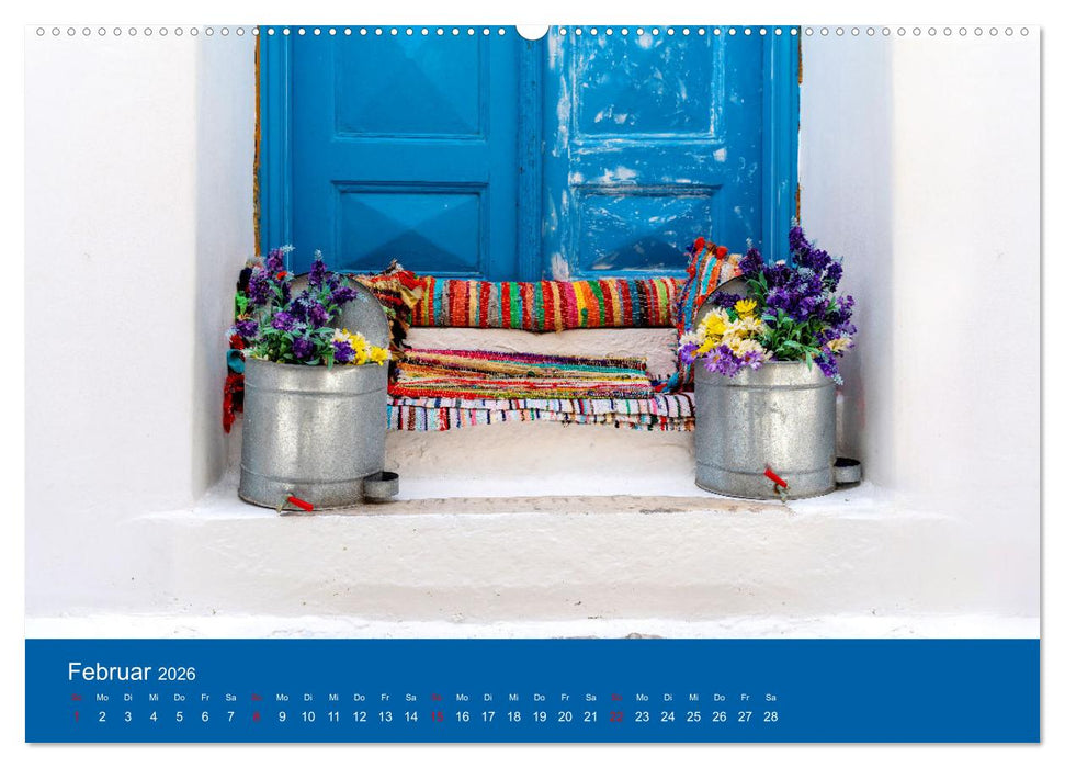 Griechenland - Mykonos Kalender (CALVENDO Premium Wandkalender 2026)