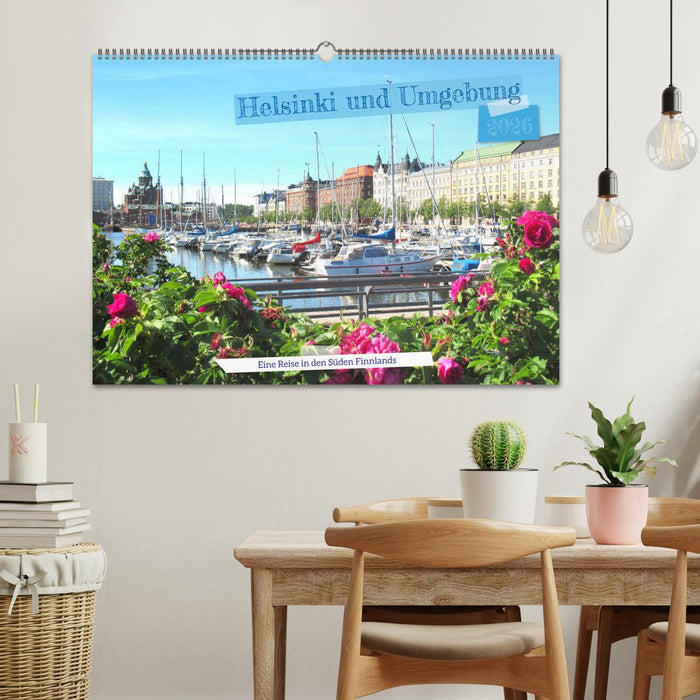 Helsinki und Umgebung - Eine Reise in den Süden Finnlands (CALVENDO Wandkalender 2026)