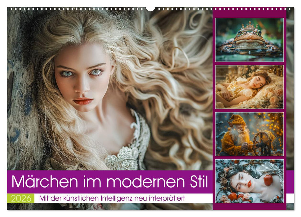 Märchen im modernen Stil (CALVENDO Wandkalender 2026)