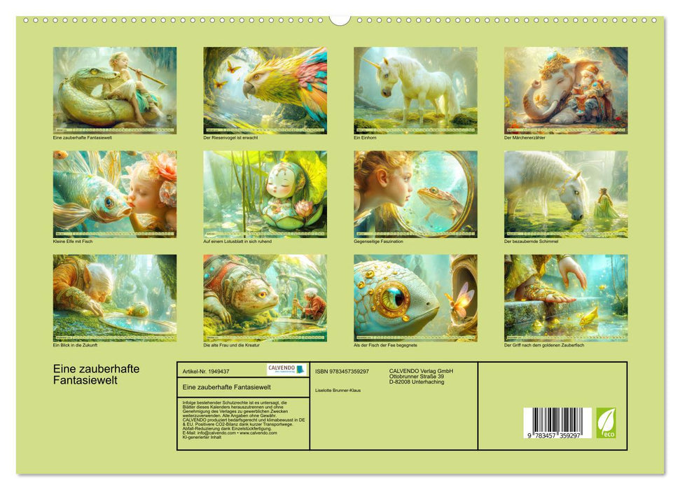 Eine zauberhafte Fantasiewelt (CALVENDO Premium Wandkalender 2026)