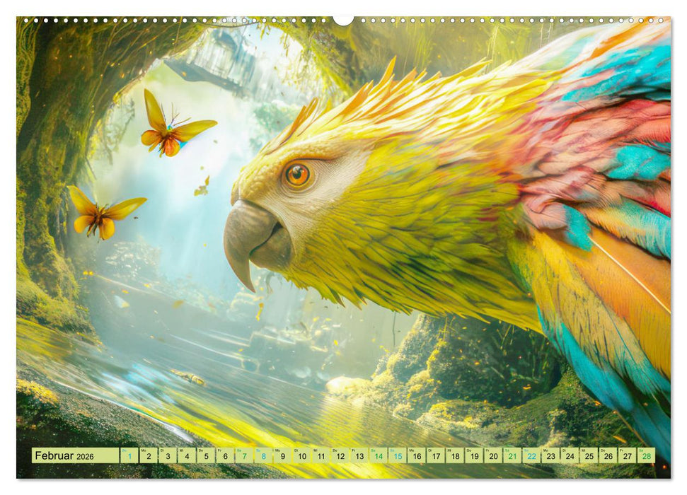 Eine zauberhafte Fantasiewelt (CALVENDO Premium Wandkalender 2026)