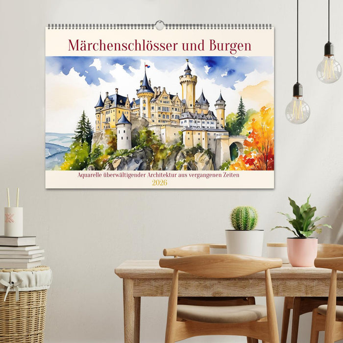 Märchenschlösser und Burgen (CALVENDO Wandkalender 2026)