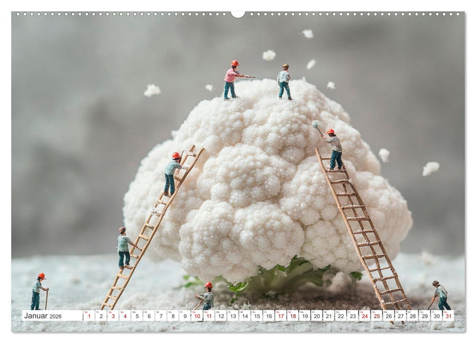 Miniatur-Universum: Ein Jahr in kleinen Welten (CALVENDO Premium Wandkalender 2026)