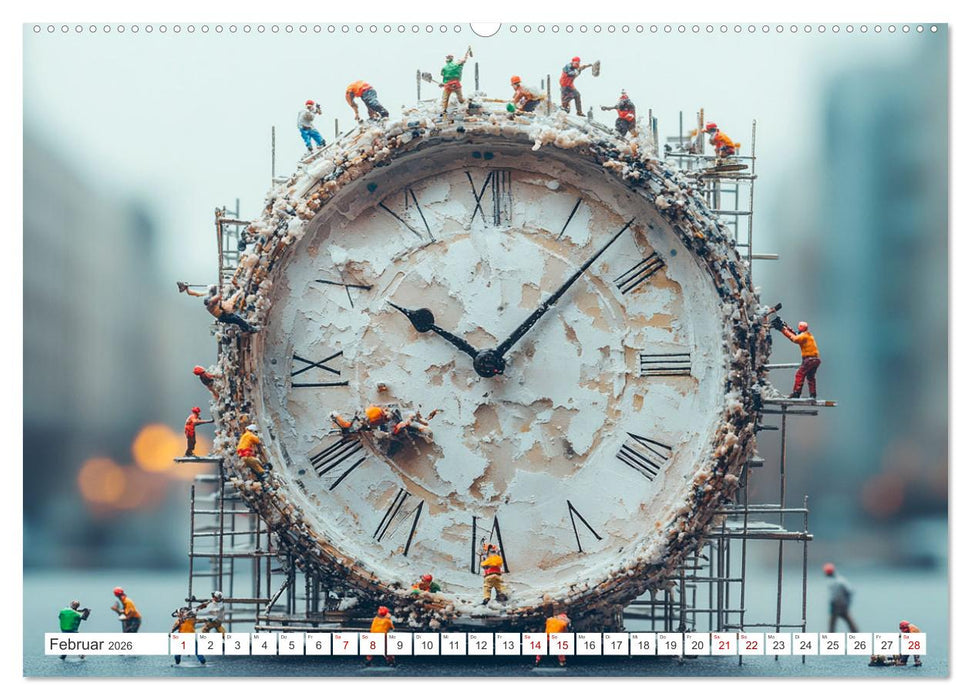 Miniatur-Universum: Ein Jahr in kleinen Welten (CALVENDO Premium Wandkalender 2026)