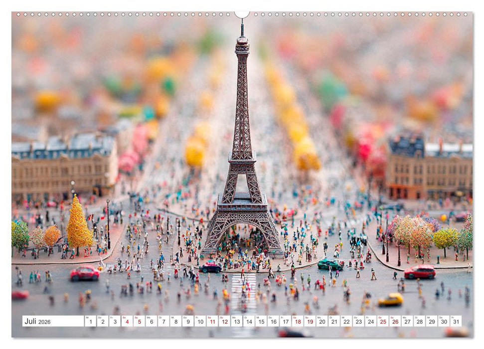 Miniatur-Universum: Ein Jahr in kleinen Welten (CALVENDO Premium Wandkalender 2026)