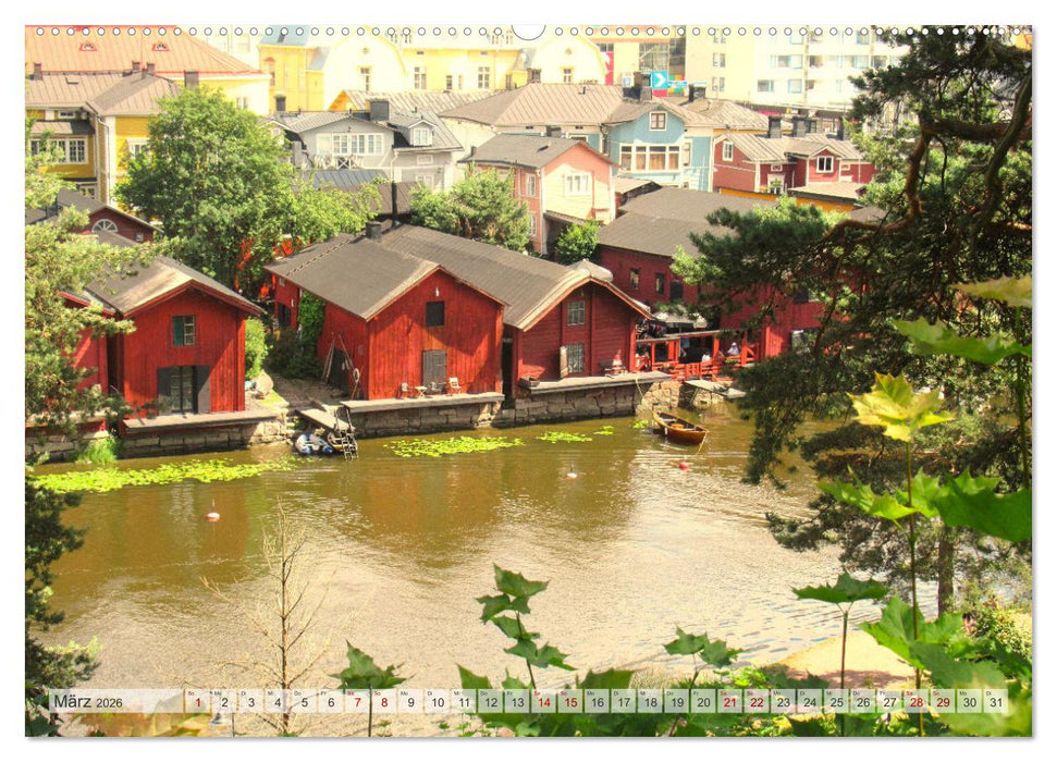Helsinki und Umgebung - Eine Reise in den Süden Finnlands (CALVENDO Premium Wandkalender 2026)