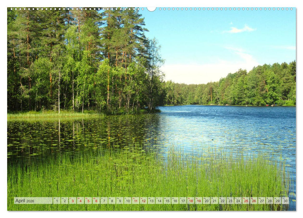 Helsinki und Umgebung - Eine Reise in den Süden Finnlands (CALVENDO Premium Wandkalender 2026)