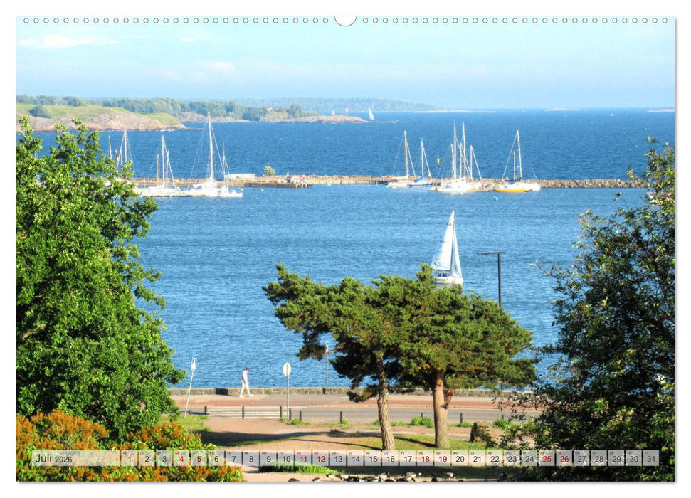 Helsinki und Umgebung - Eine Reise in den Süden Finnlands (CALVENDO Premium Wandkalender 2026)
