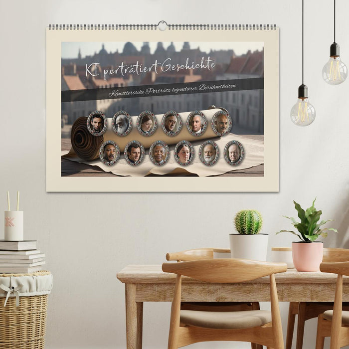 KI porträtiert Geschichte (CALVENDO Wandkalender 2026)