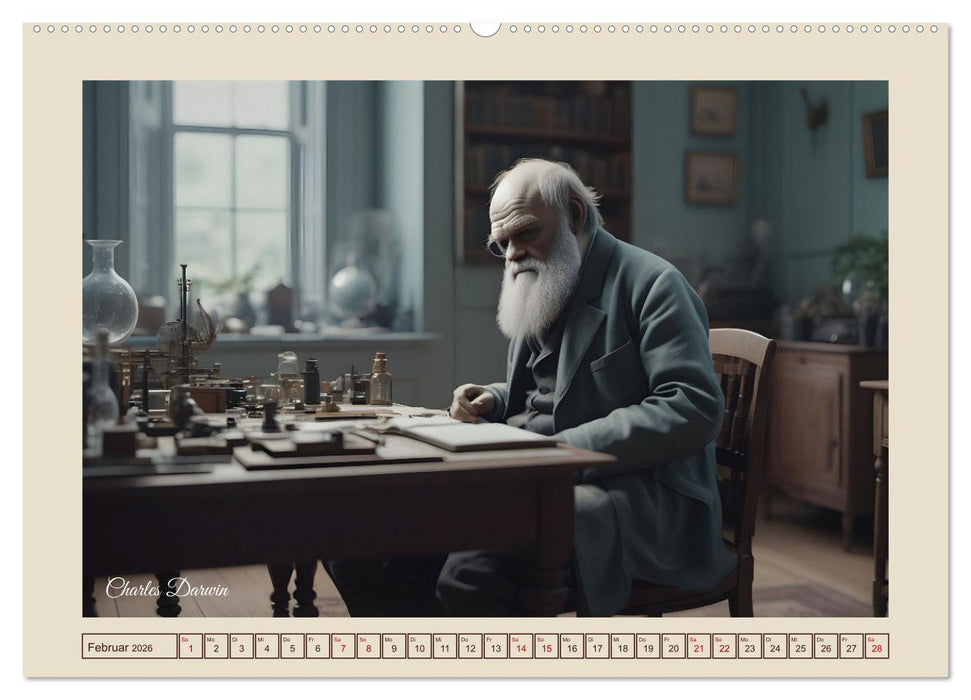 KI porträtiert Geschichte (CALVENDO Wandkalender 2026)