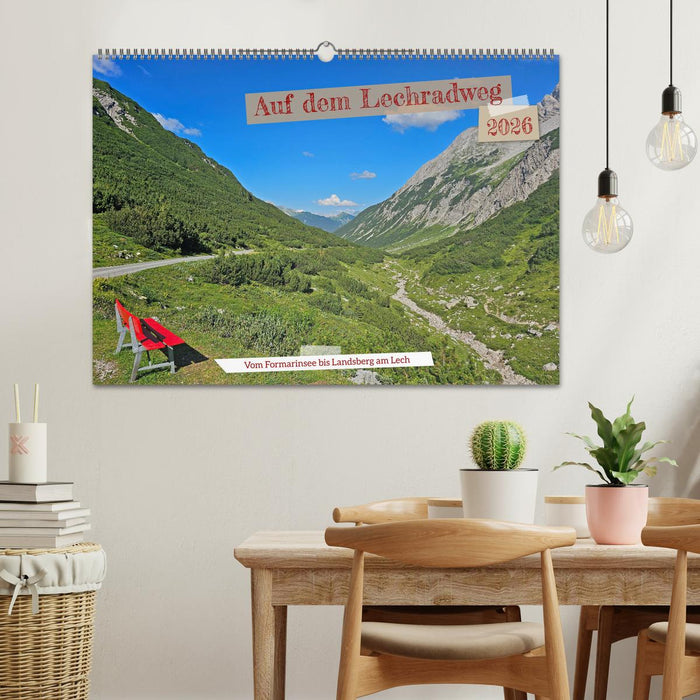 Vom Formarinsee bis Landsberg am Lech - Auf dem Lechradweg (CALVENDO Wandkalender 2026)