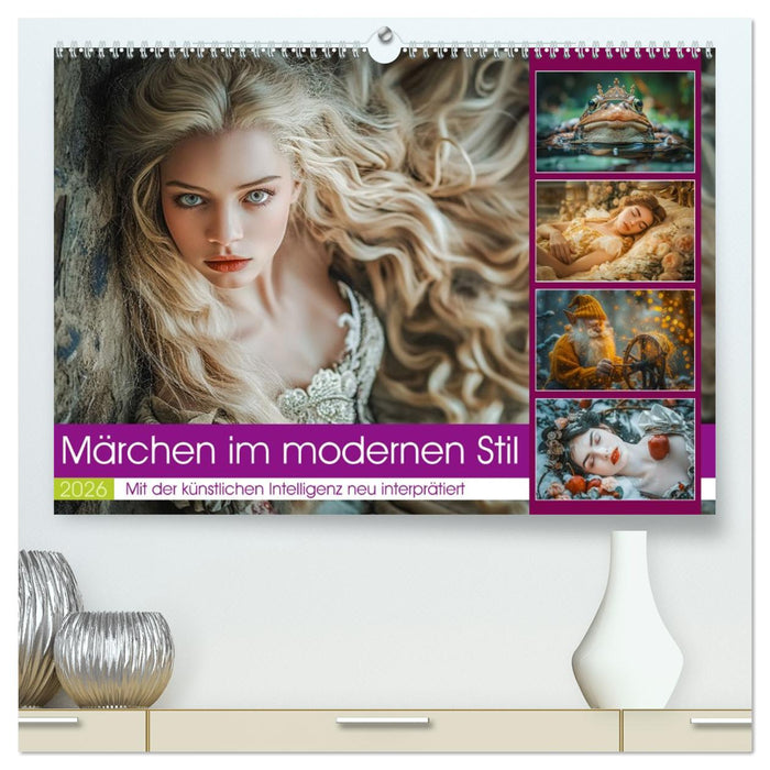 Märchen im modernen Stil (CALVENDO Premium Wandkalender 2026)