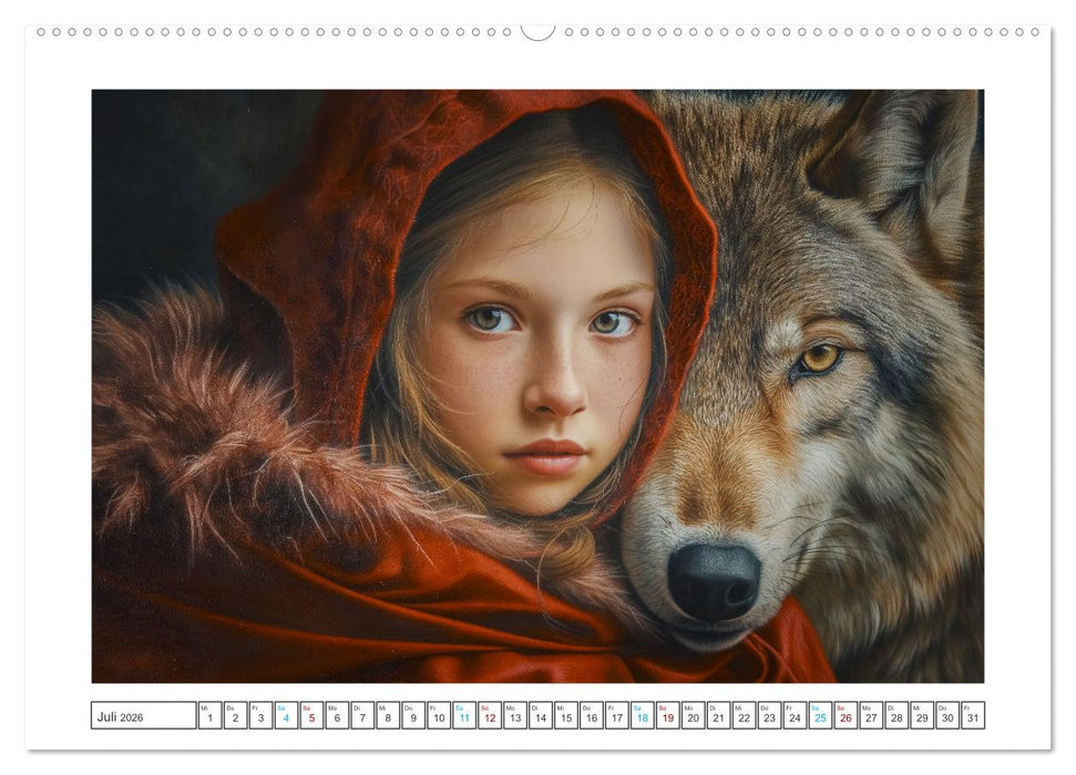 Märchen im modernen Stil (CALVENDO Premium Wandkalender 2026)