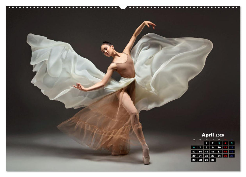 BALLETT - ein Hauch Magie (CALVENDO Premium Wandkalender 2026)