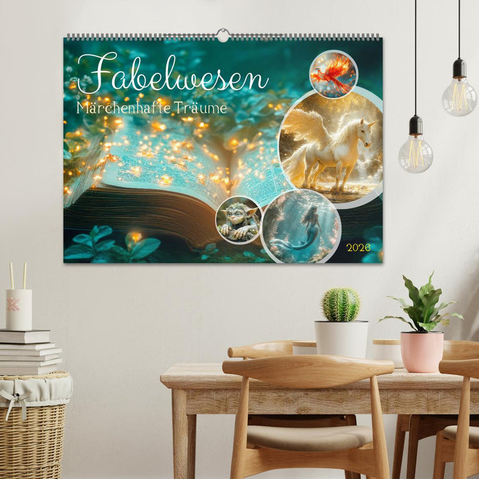 FABELWESEN Märchenhafte Träume (CALVENDO Wandkalender 2026)