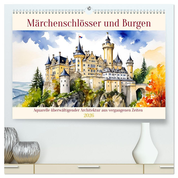 Märchenschlösser und Burgen (CALVENDO Premium Wandkalender 2026)