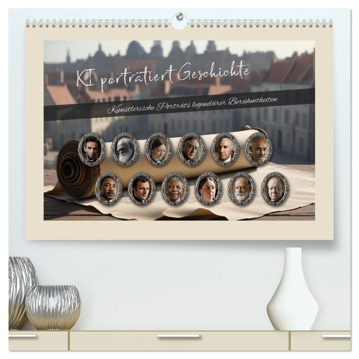 KI porträtiert Geschichte (CALVENDO Premium Wandkalender 2026)