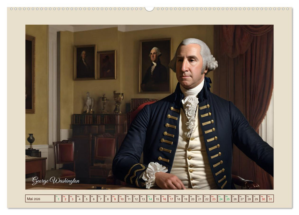 KI porträtiert Geschichte (CALVENDO Premium Wandkalender 2026)