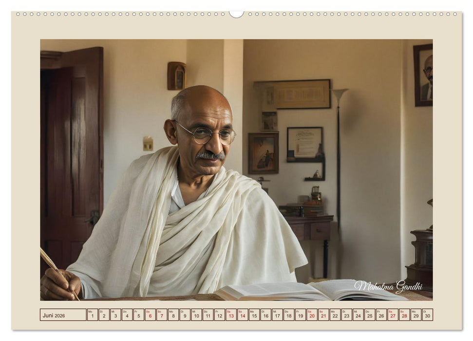 KI porträtiert Geschichte (CALVENDO Premium Wandkalender 2026)