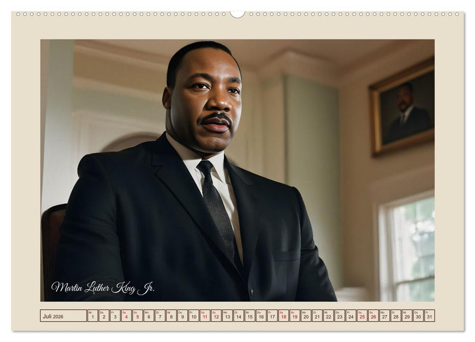 KI porträtiert Geschichte (CALVENDO Premium Wandkalender 2026)