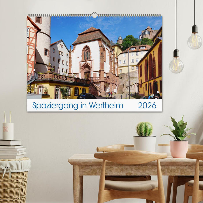 Spaziergang in Wertheim (CALVENDO Wandkalender 2026)