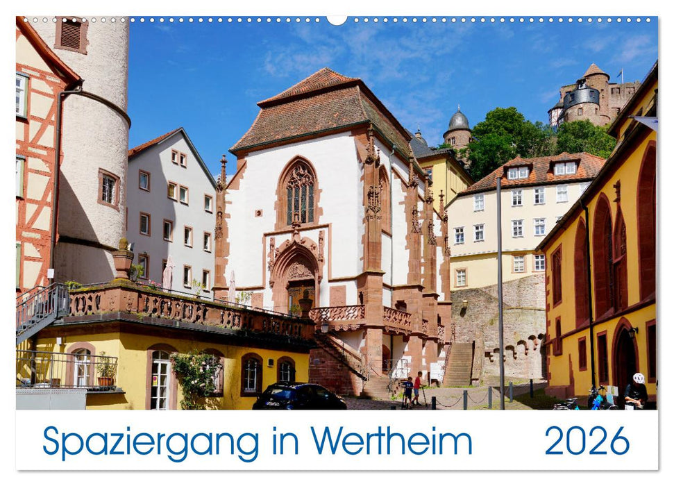 Spaziergang in Wertheim (CALVENDO Wandkalender 2026)