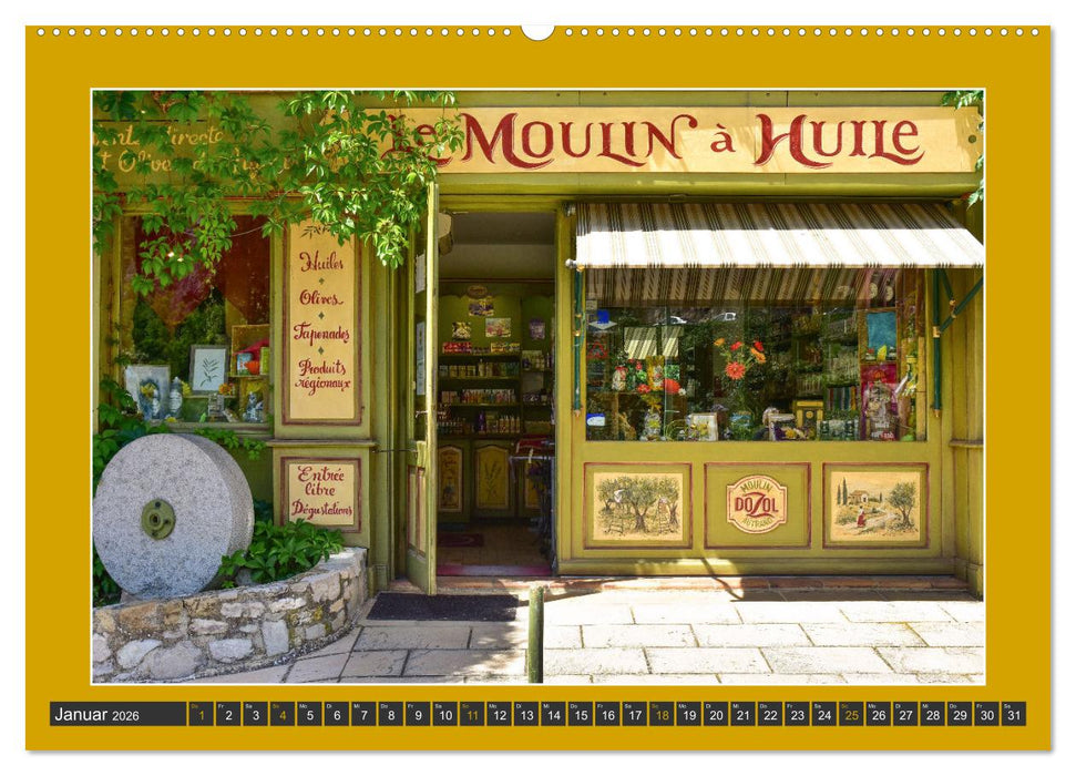 Hereinspaziert – Ladenfronten in Frankreich (CALVENDO Wandkalender 2026)