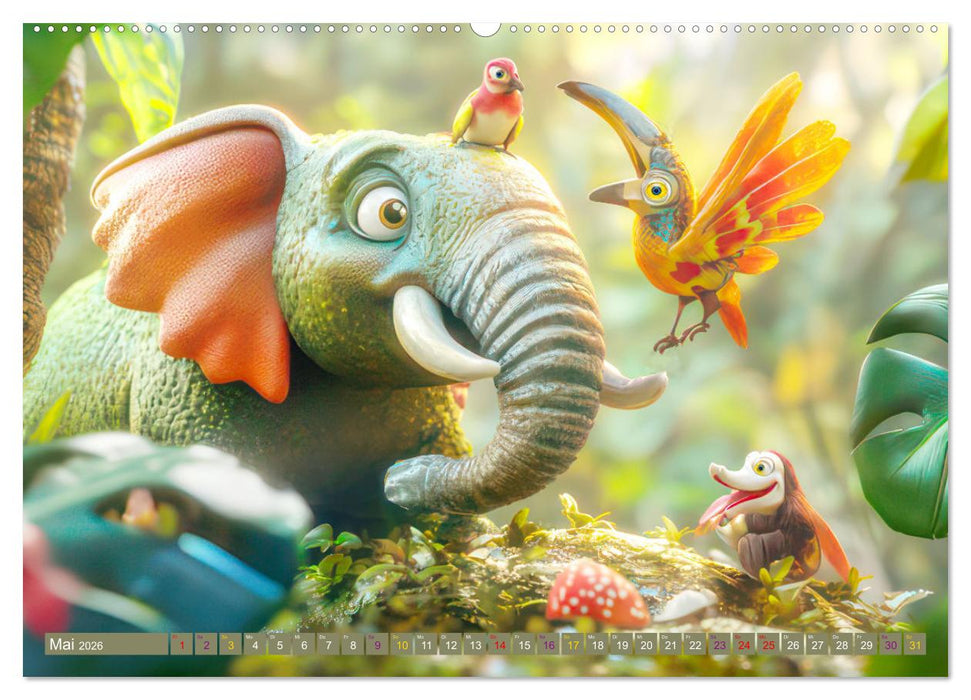 Kleine Wunderwelt - Kinderkalender (CALVENDO Premium Wandkalender 2026)