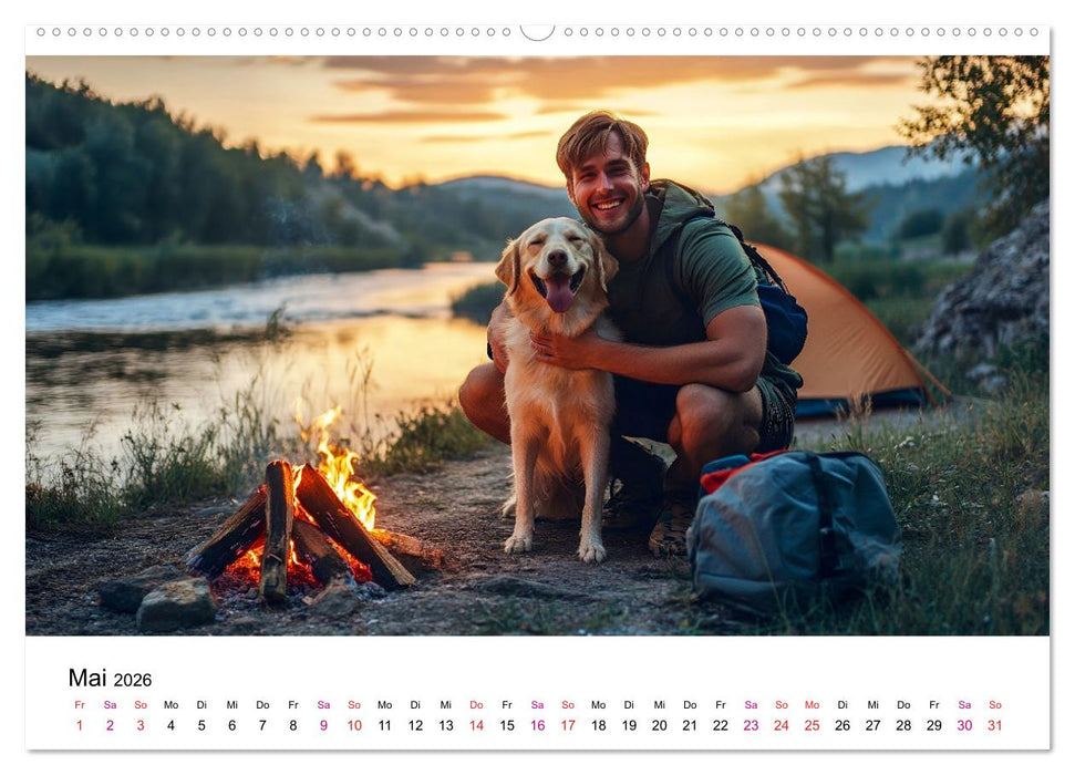Zelten - frei sein (CALVENDO Premium Wandkalender 2026)